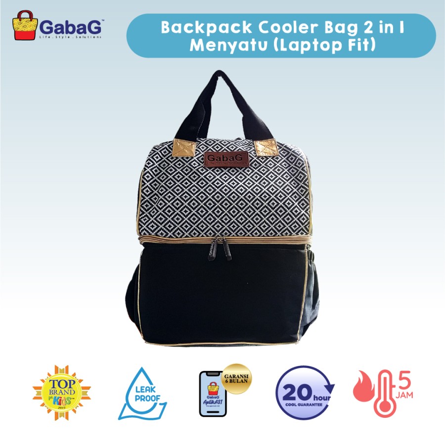 GabaG Indonesia GabaG Backpack Cooler Bag 2 in 1