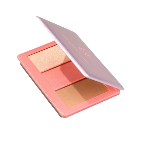 URRACX Palette Highlighter & Contour & Blush Multi-Use CF-003 Rose Dew