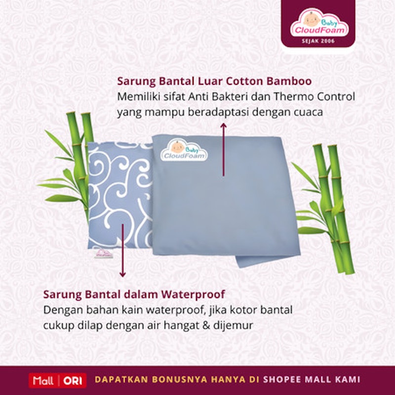 Baby Cloudfoam Bantal Anti Peyang 2