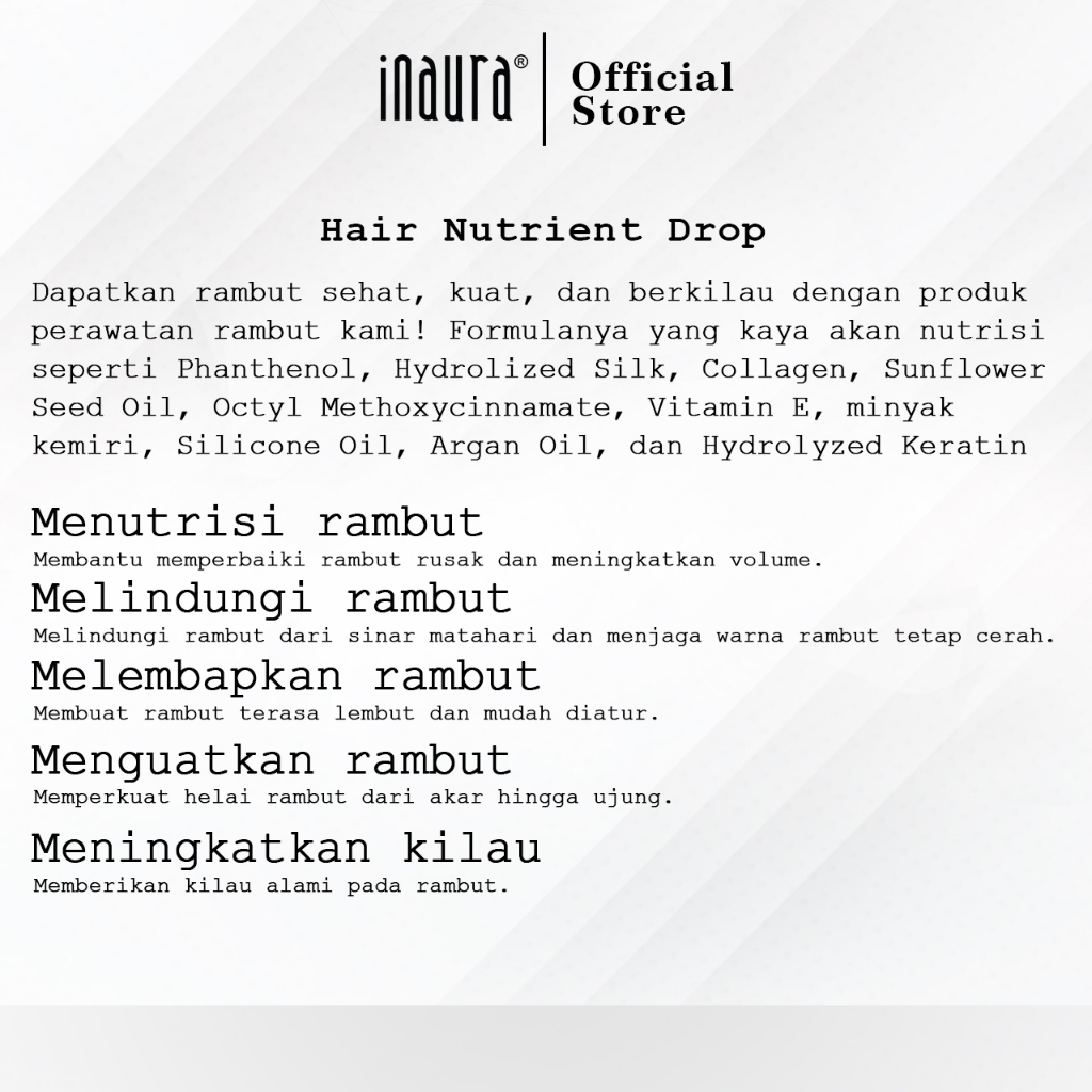 Inaura Hair Nutrient Drop Colored Hair (Blue) 3