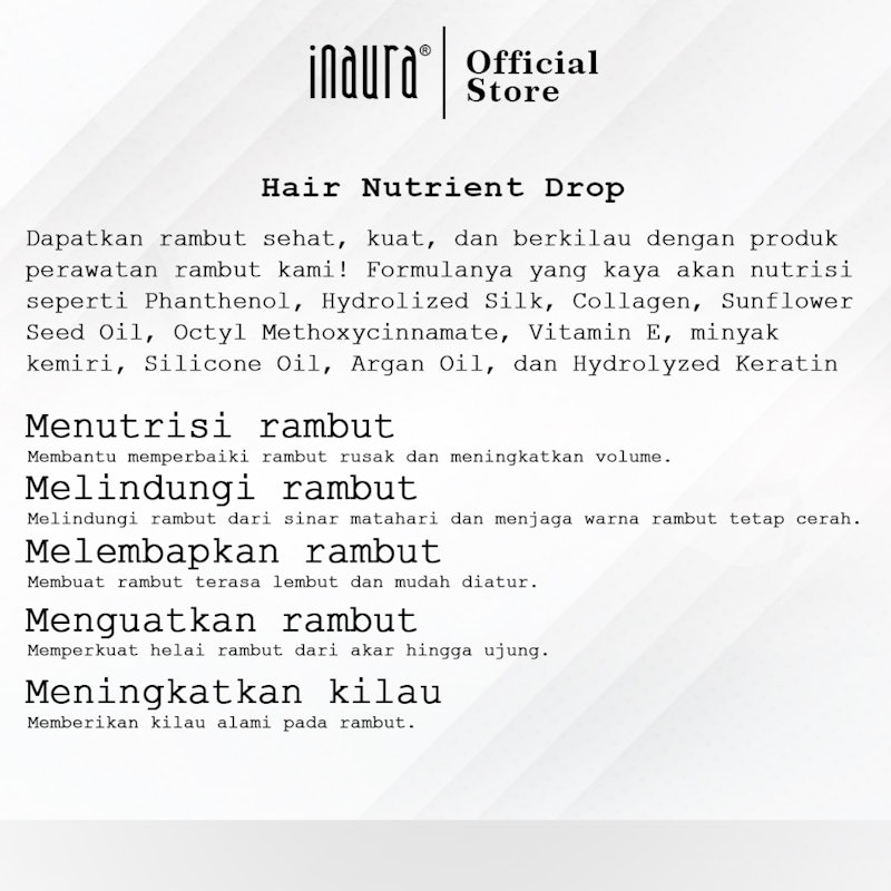 Inaura Hair Nutrient Drop Colored Hair (Blue) 3