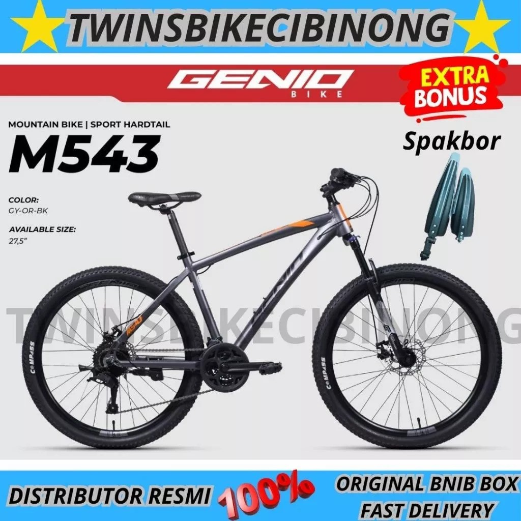 Sepeda Bersama Indonesia Genio Sepeda Gunung MTB M-703