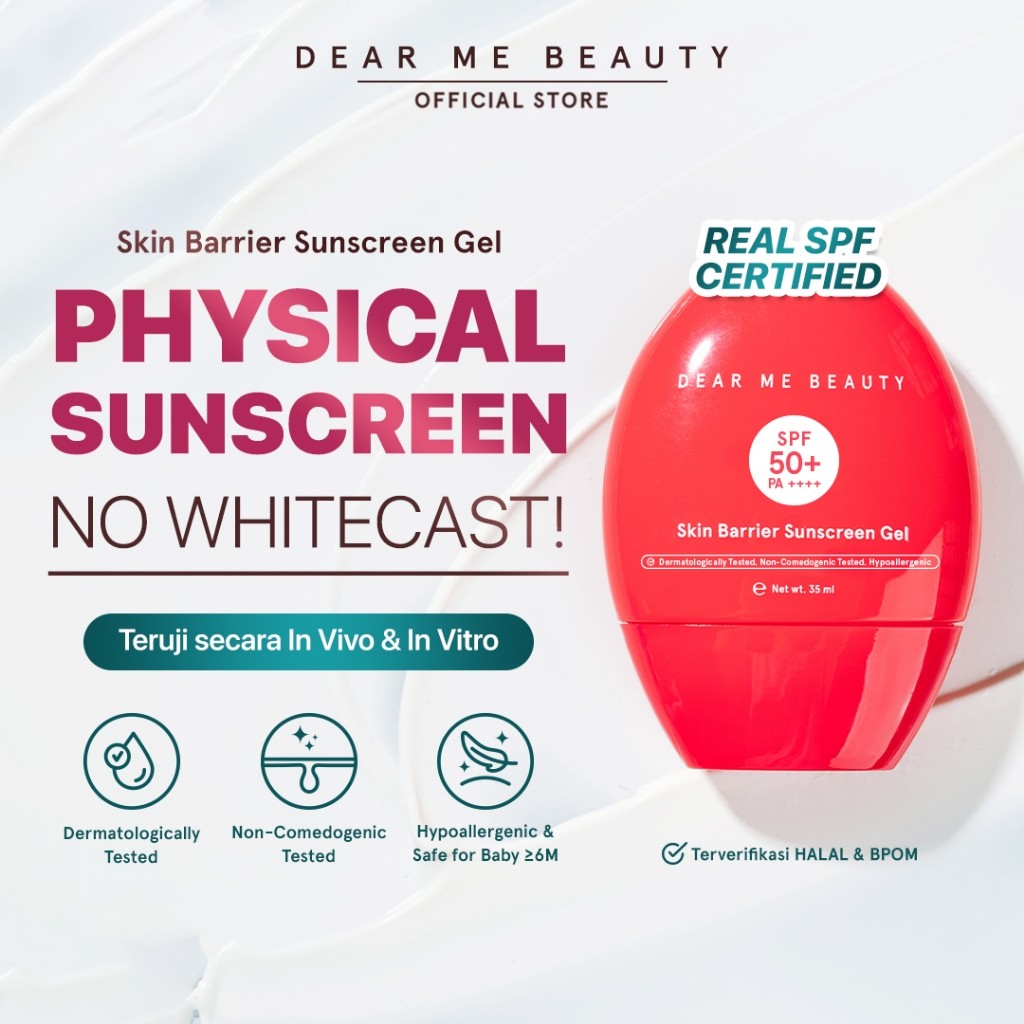 Garland Cantik Indonesia Dear Me Beauty Skin Barrier Sunscreen Gel