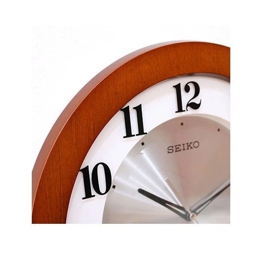 Seiko Holdings Corporation Seiko Jam Dinding Kayu  QXA743Z
