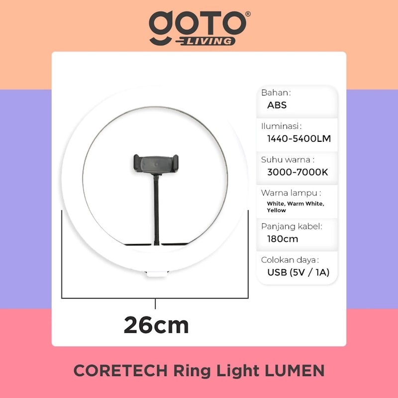 Coretech Ring Light Lumen 5