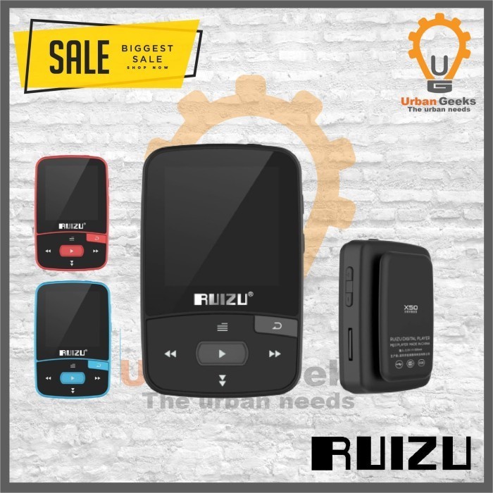 Ruizu Tek Ruizu MP3 Player 8GB  X50