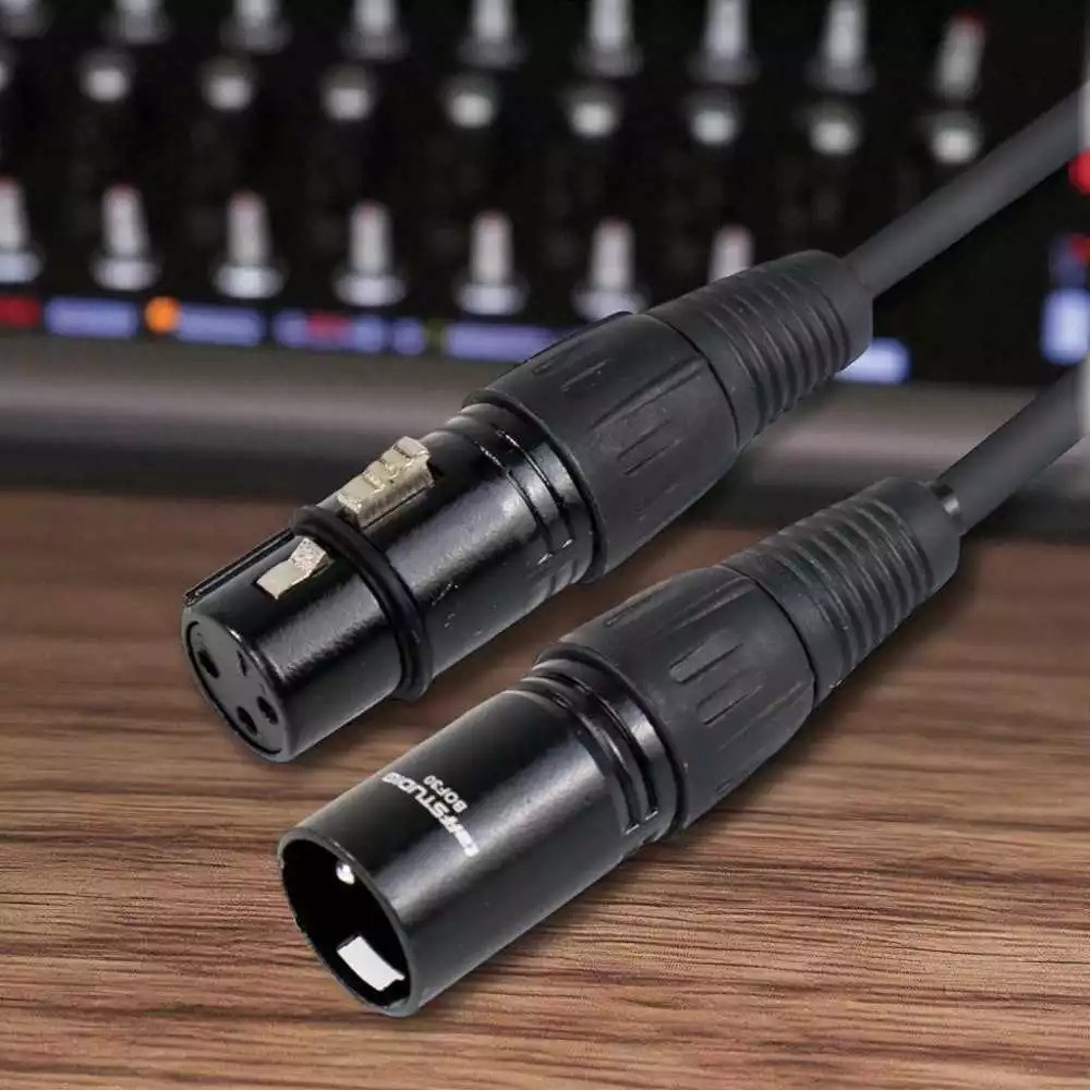 TaffSTUDIO Kabel XLR M/F OFC Microphone Karaoke Shielded 2