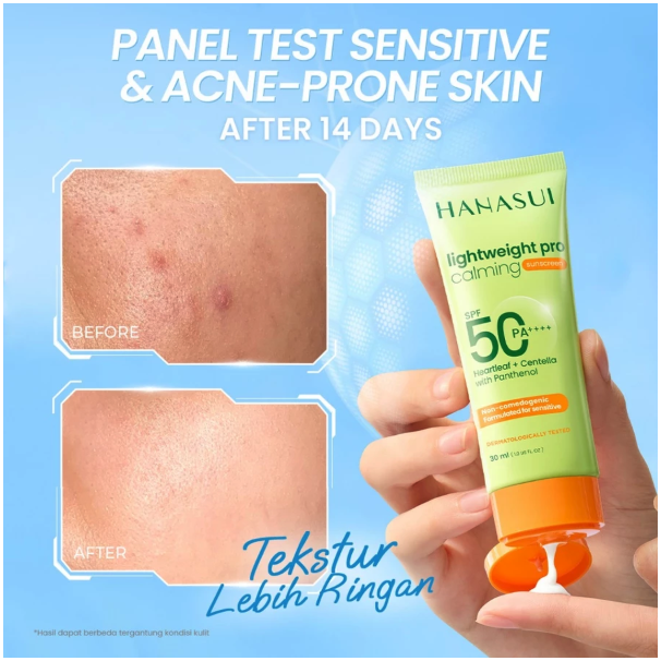 Eka Jaya Internasional Hanasui Lightweight Pro Calming Sunscreen SPF 50 PA ++++