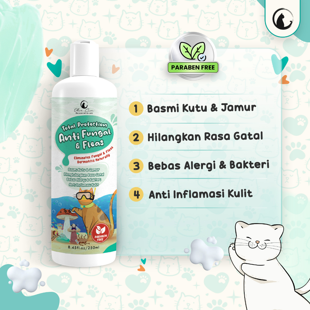  Olive Care Total Protection Anti Fungal & Fleas