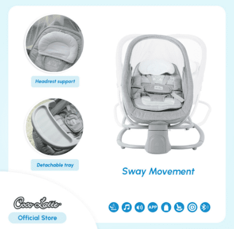 Cocolatte 6in1 Snuggli Multi Functional Foldable Swing 3