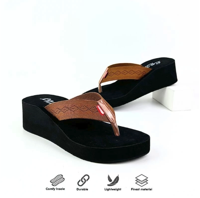 Lozta Sendal Jepit Wanita Wedges Rajut 01 Series 3