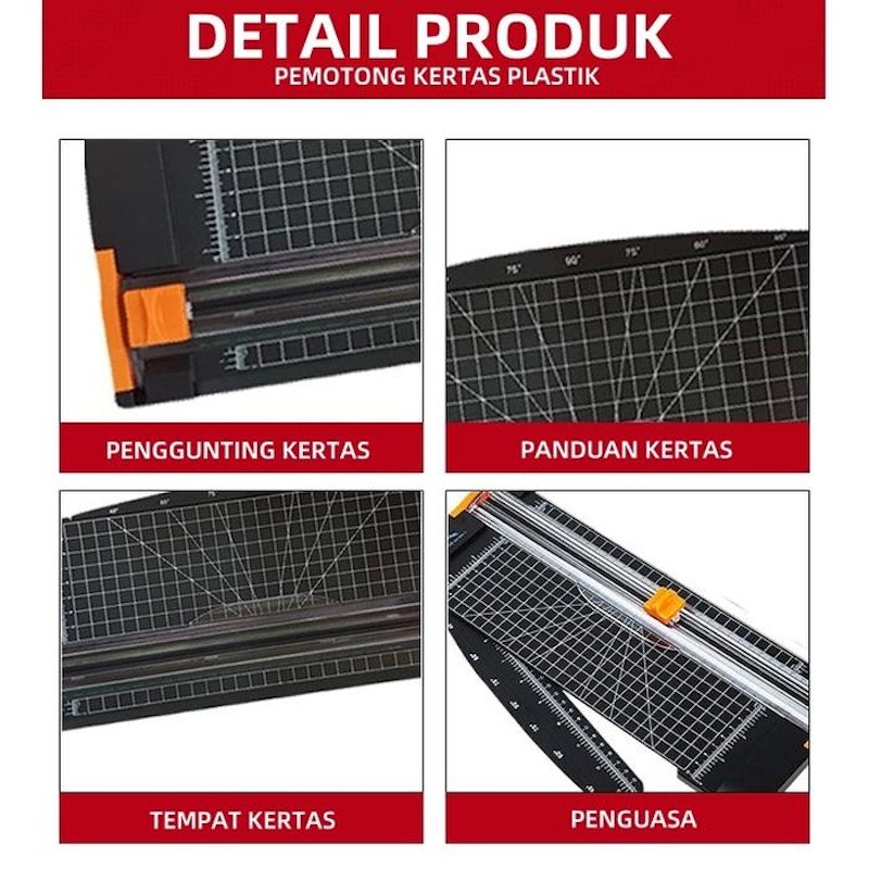 QUAFF Pemotong Kertas A4 2
