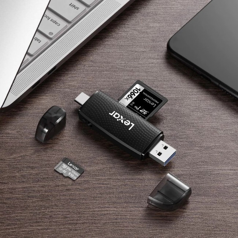 Lexar® Dual-Slot USB-A/C Reader 3