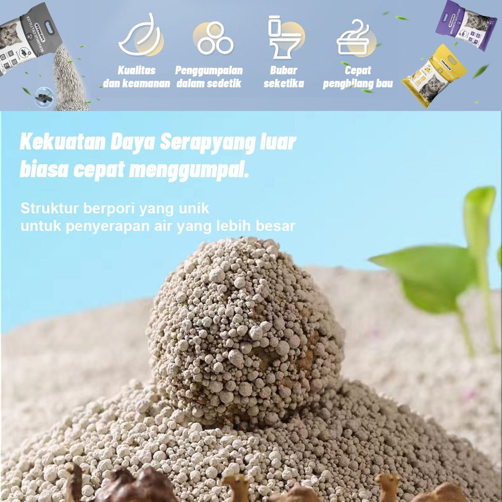 FOLOPETS Bentonite Cat Litter 5 liter 4