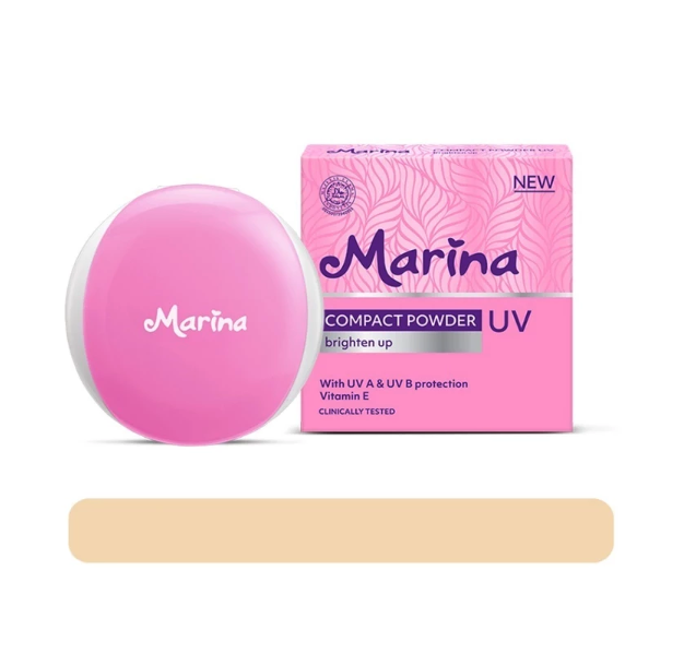 Marina ｜ Compact Powder UV Brighten Up 01 Ivory