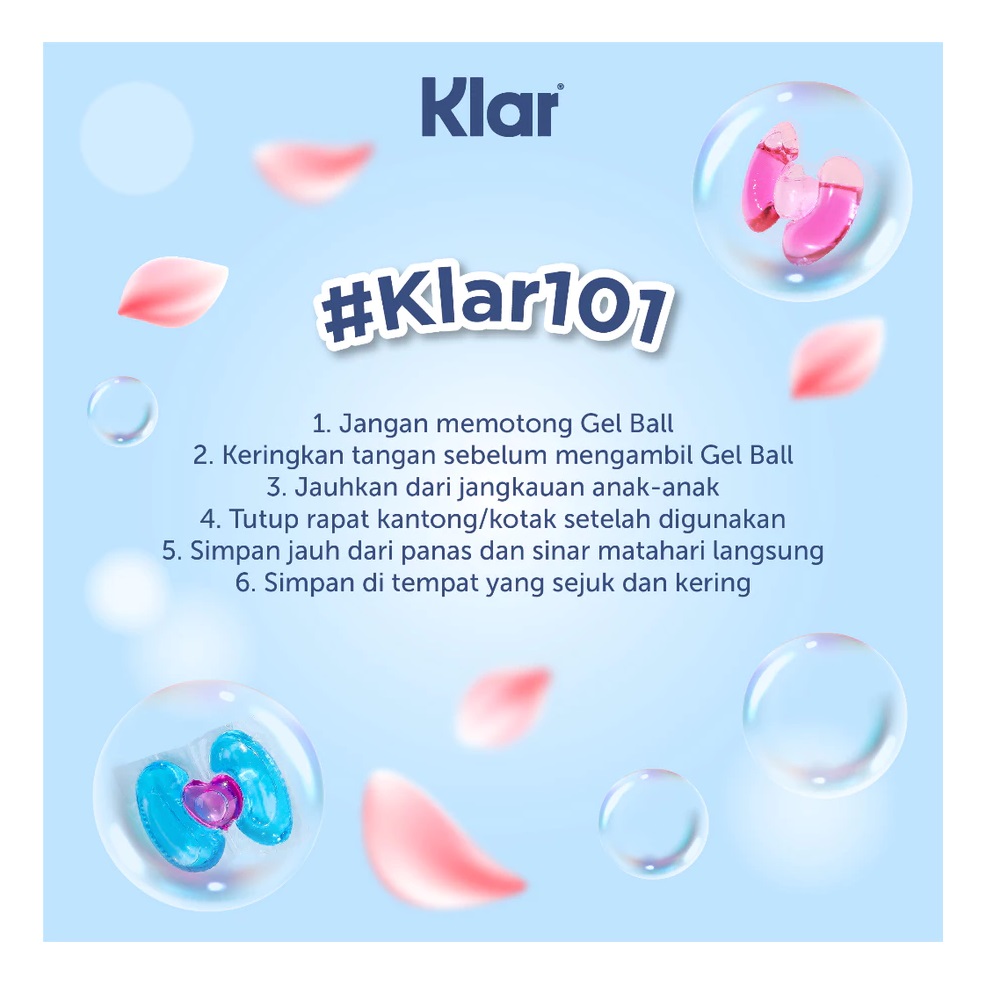 Stein Perkasa Internasional KLAR Kapsul Detergent 3 in 1 Wisteria Blue