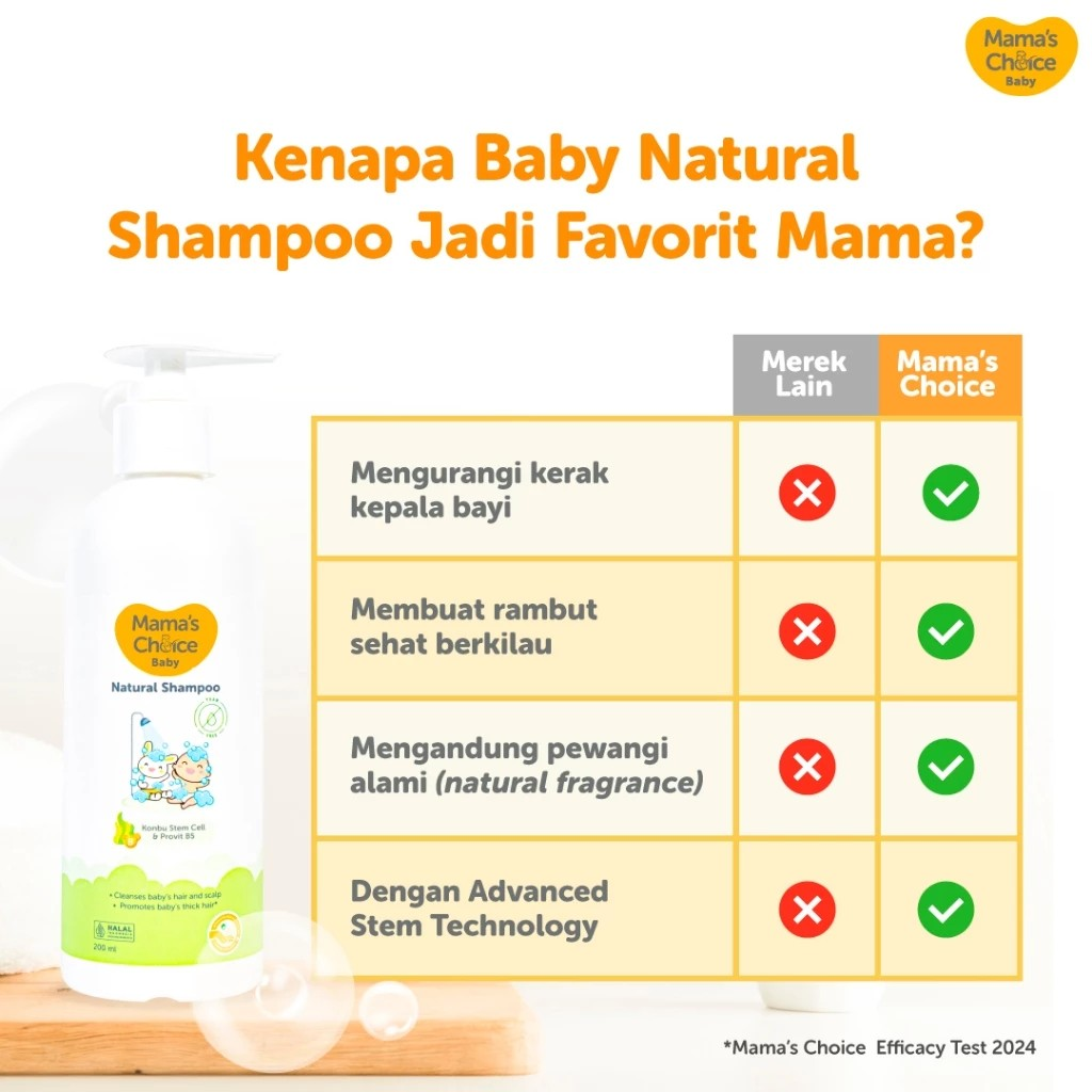 Mamac Distribusi Indo Mama’s Choice Baby Natural Shampoo