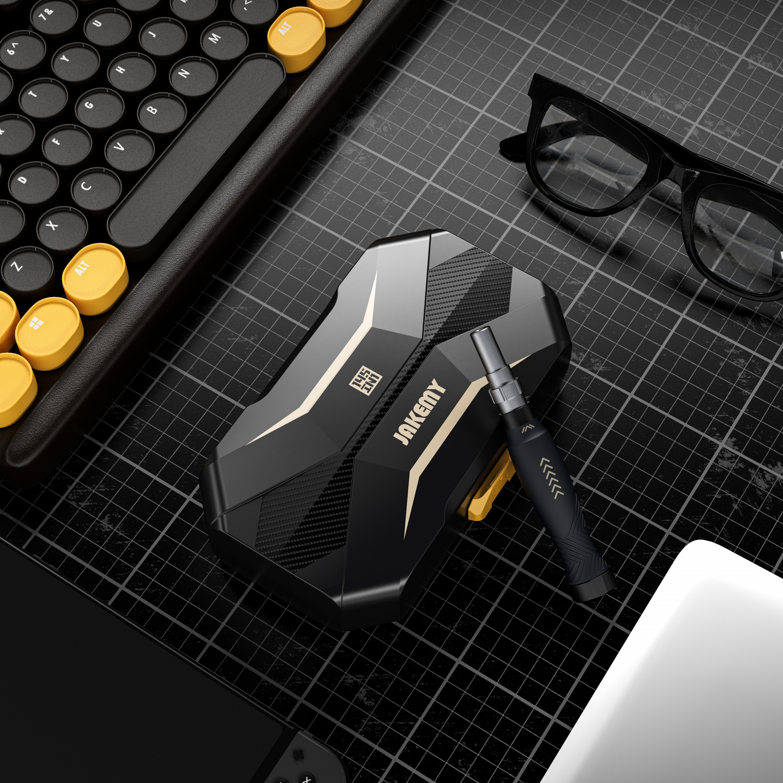 Guangzhou Yifeng Technology Electron  Jakemy 145 in 1 Precision Screwdriver Set with Accessories JM-8183