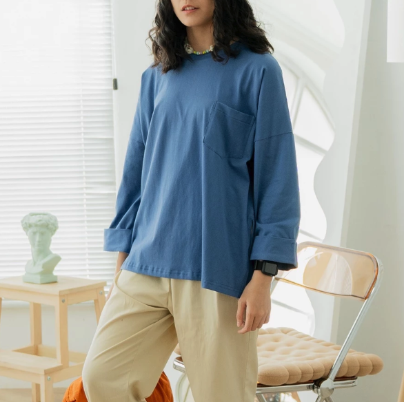  ANSSY Rumi Oversize Pocket Tshirt 