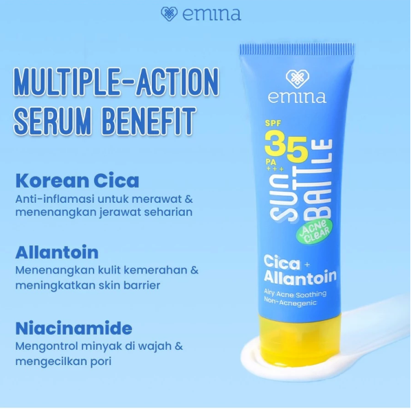 Paragon Technology and Innovation Emina Sun Battle Acne Clear SPF 35 PA +++