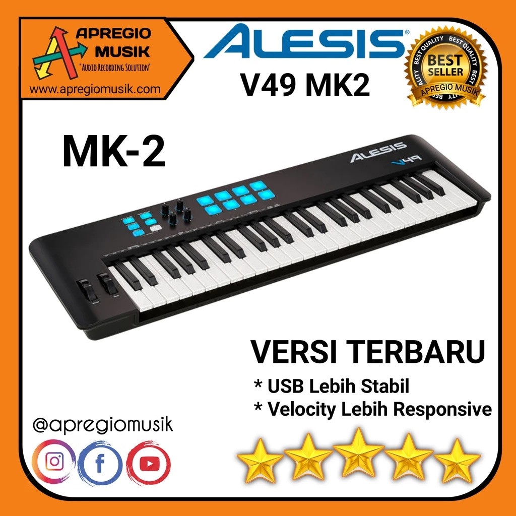 inMusic Brands Alesis® V49 MKII