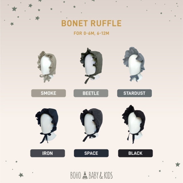 Bohobaby Bonnet Ruffle