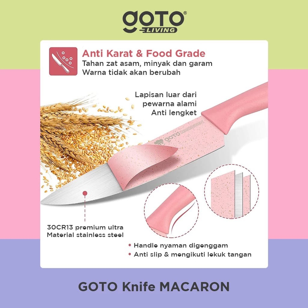 Pilar Niaga Makmur Goto Living Knife Macaron 