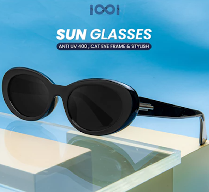 IOOI Eyewear Cat Eye Sunglasses Vintage Anti UV 2