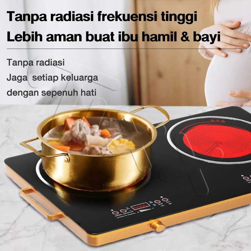 TIXX Kompor Listrik Low Watt 2 Tungku 3
