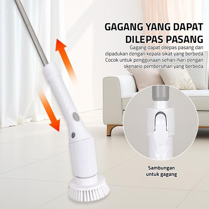 GM Bear Sikat Kamar Mandi Electric 6in1 2