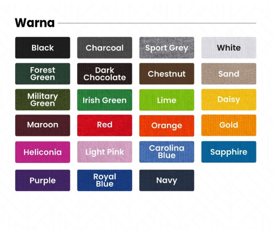 Global Prima Textilindo New States Apparel 3600 Soft Tee 30s