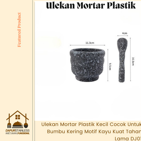  Ulekan Mortar Plastik