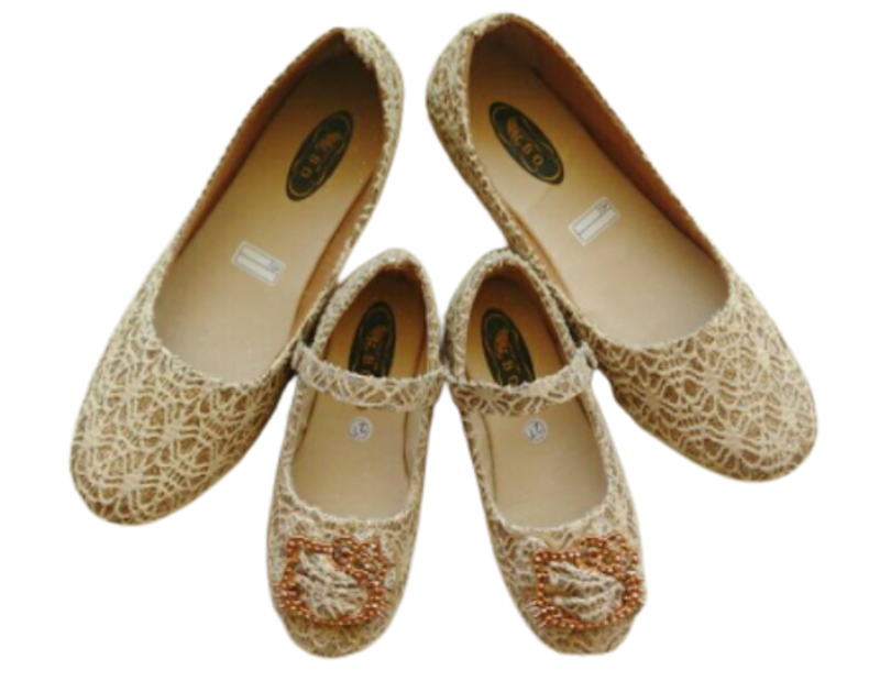 Couple Shoes Queen Gold 1