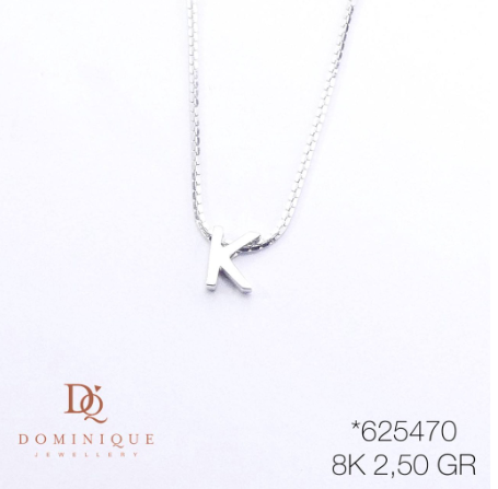 Kalung Serut Nagita Initial Series 8K 3