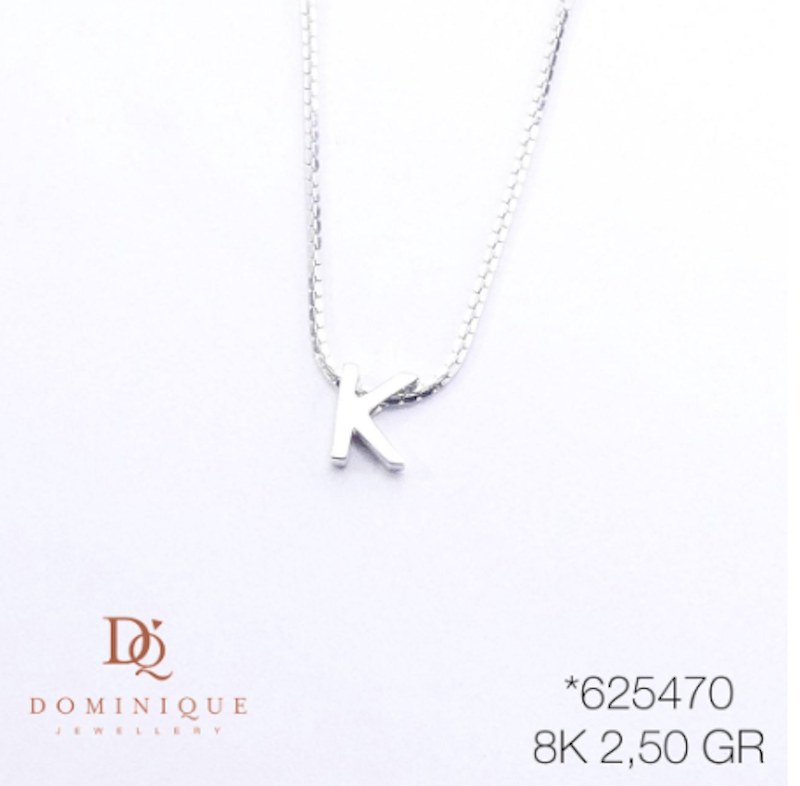 Kalung Serut Nagita Initial Series 8K 3