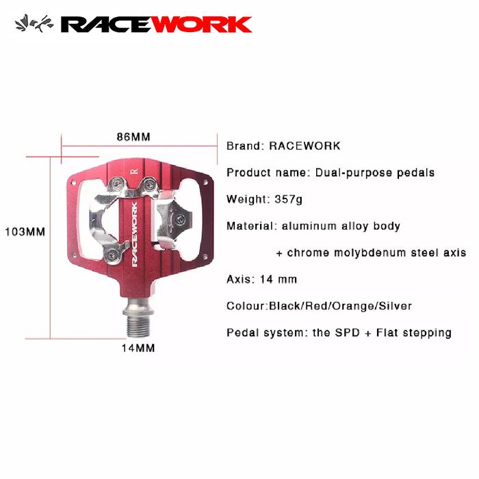 Racework Duo Dual Side Pedal  4