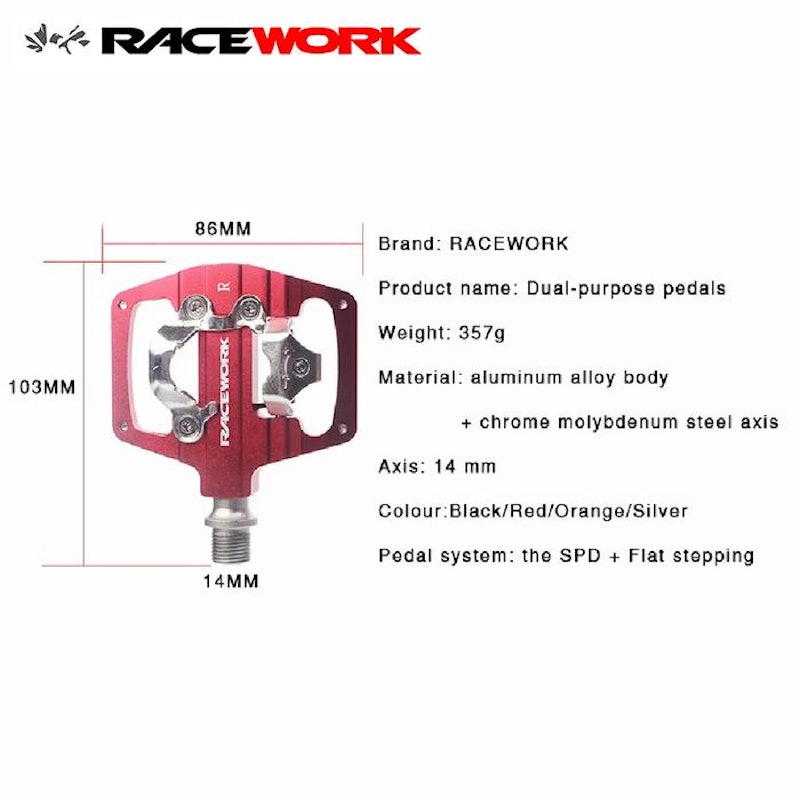 Racework Duo Dual Side Pedal 4