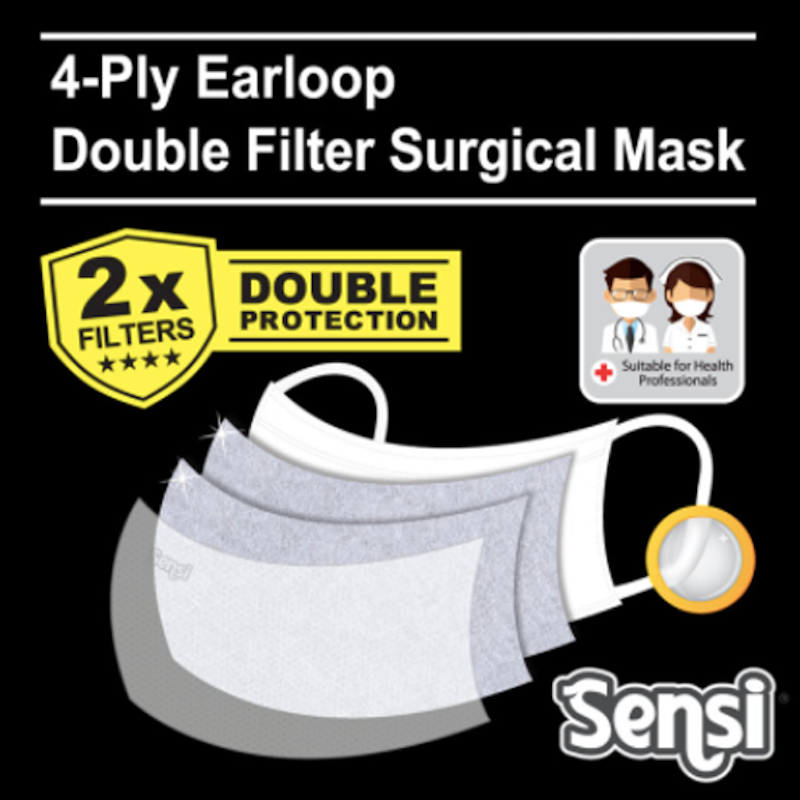 Double Filter Surgical Mask 2
