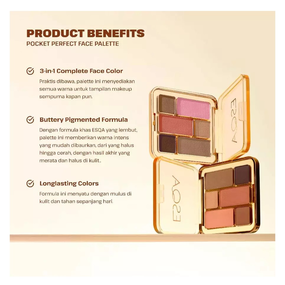 Keva Cosmetics International ESQA Pocket Perfect Face Palette