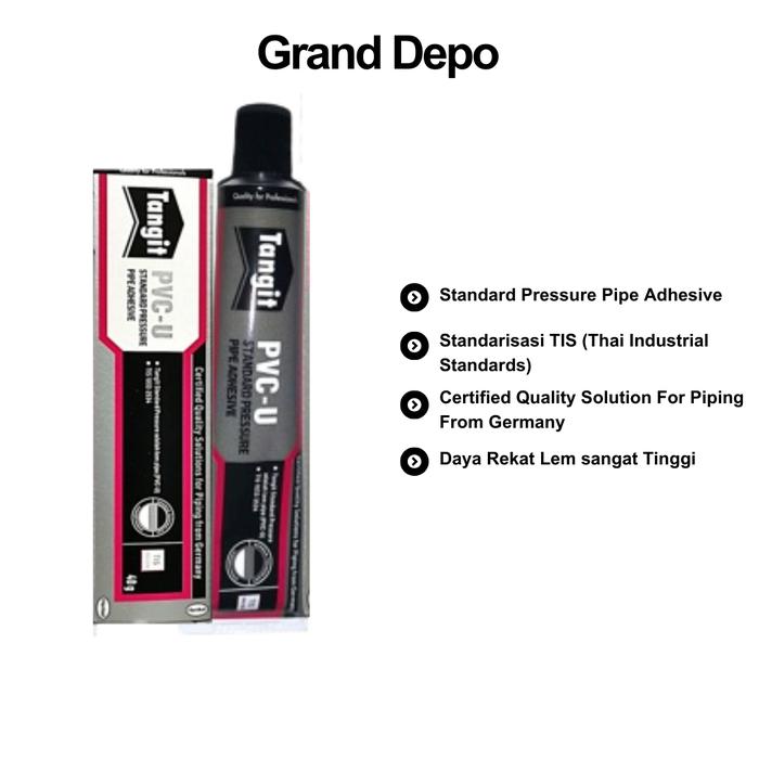 Tangit PVC-U Standard Pressure Pipe Adhesive 40 gr 3