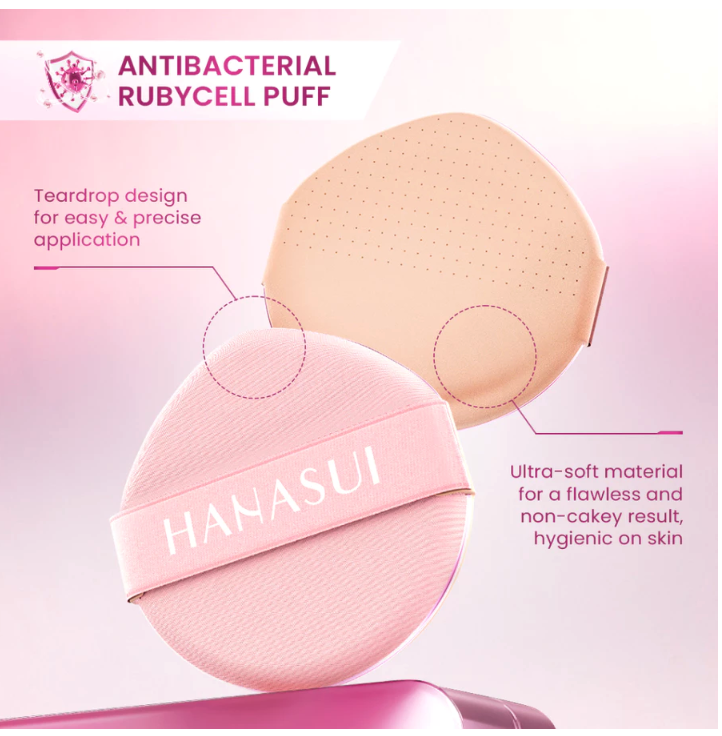 Eka Jaya Internasional Hanasui Next Level Airy Velvet Cushion W42 Golden Sand