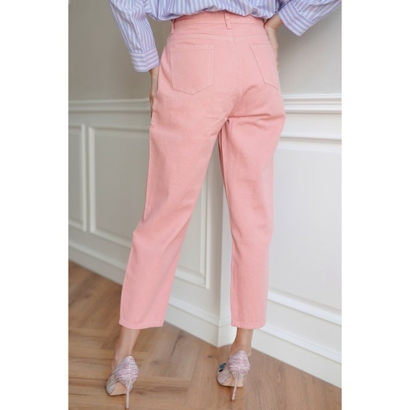 Peach Baggy Jeans 3