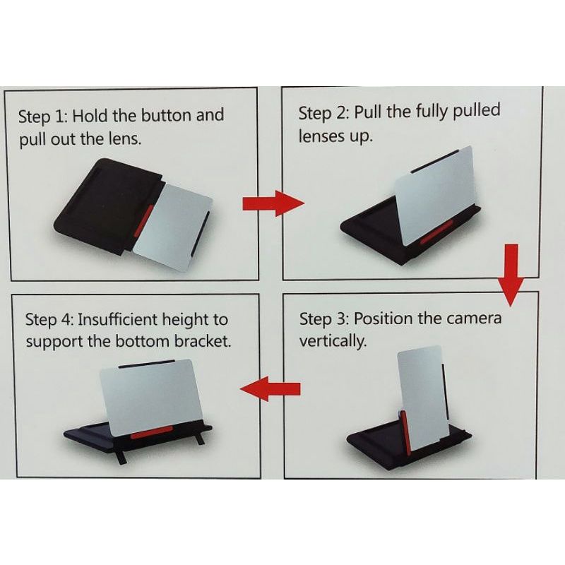 Kaca Pembesar Layar HP Vertical - Horizontal 3D 3
