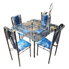 Set Meja Makan 4 Kursi Type Belgia