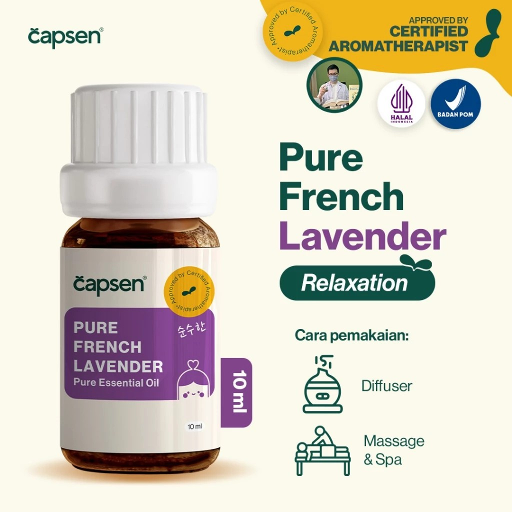  Capsen Pure French Lavender Essential Oil