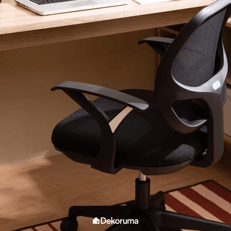 Dekoruma Inovasi Lestari Dekoruma Donati Kursi Kantor Black VOXY 1 