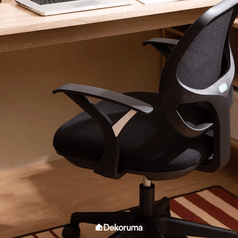 Dekoruma Donati Kursi Kantor Black 5