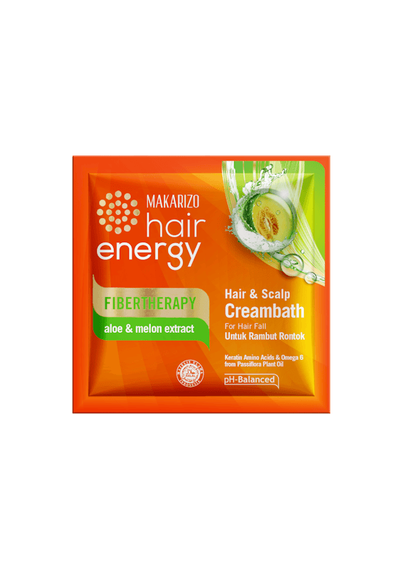 Makarizo Hair Energy Fibertherapy Hair & Scalp Creambath Aloe & Melon 1