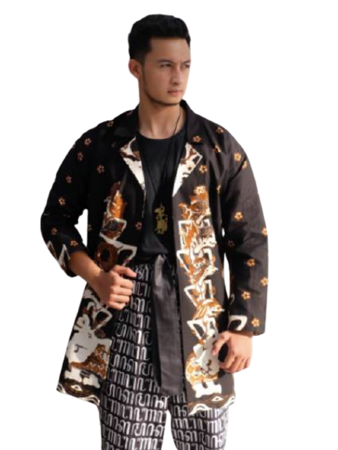 10 Rekomendasi Outer Batik untuk Pria Terbaik  4