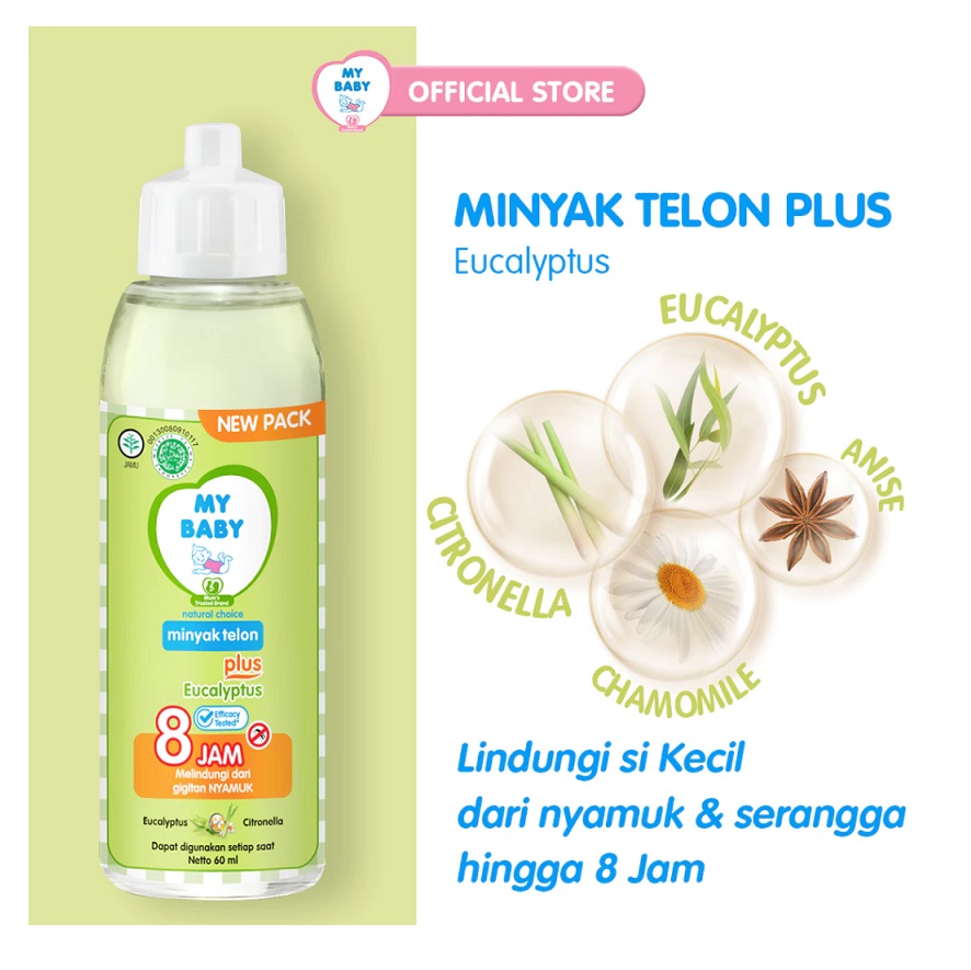 Tempo Scan Pacific MY BABY Minyak Telon Plus Eucalyptus 